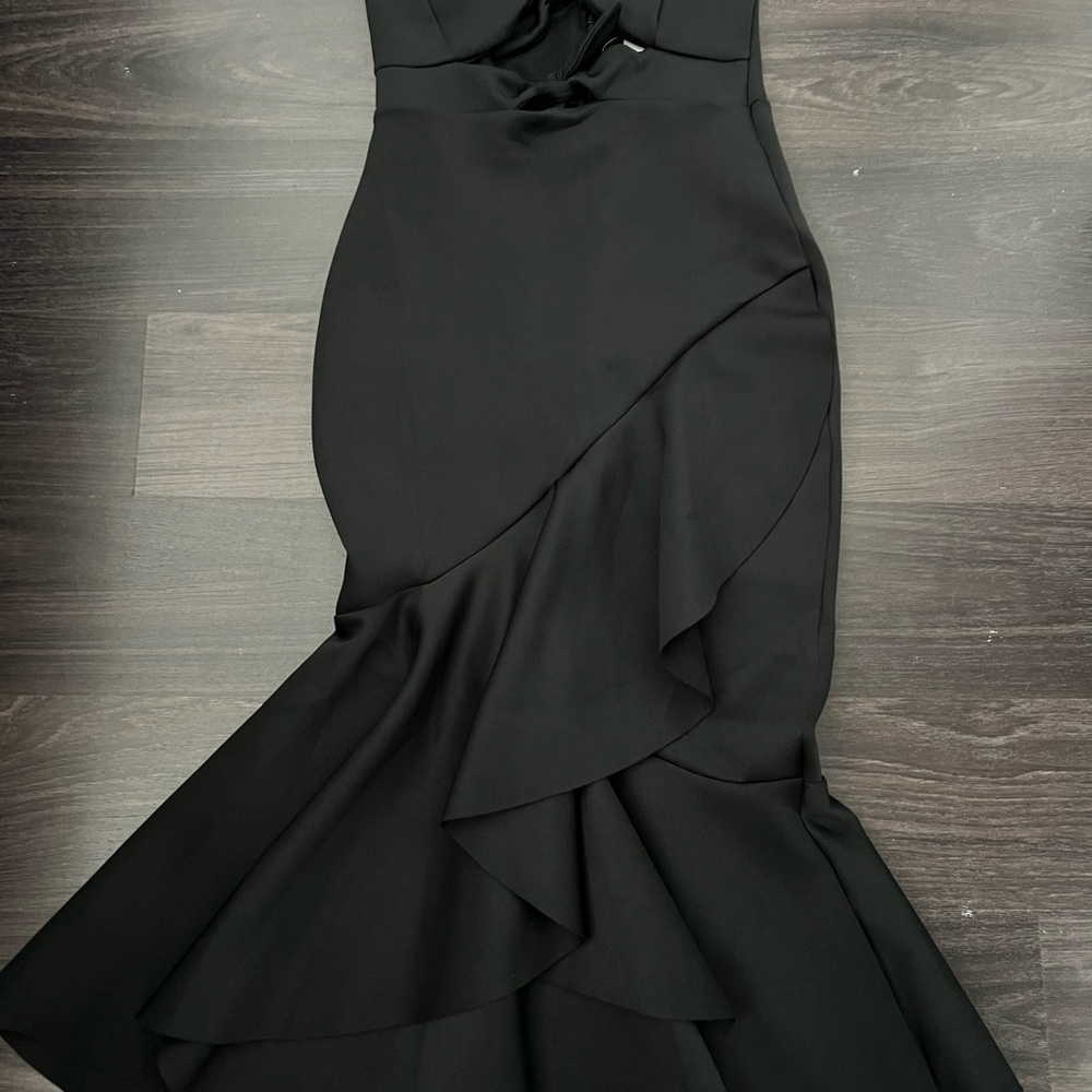 ASOS Black Strapless Dress